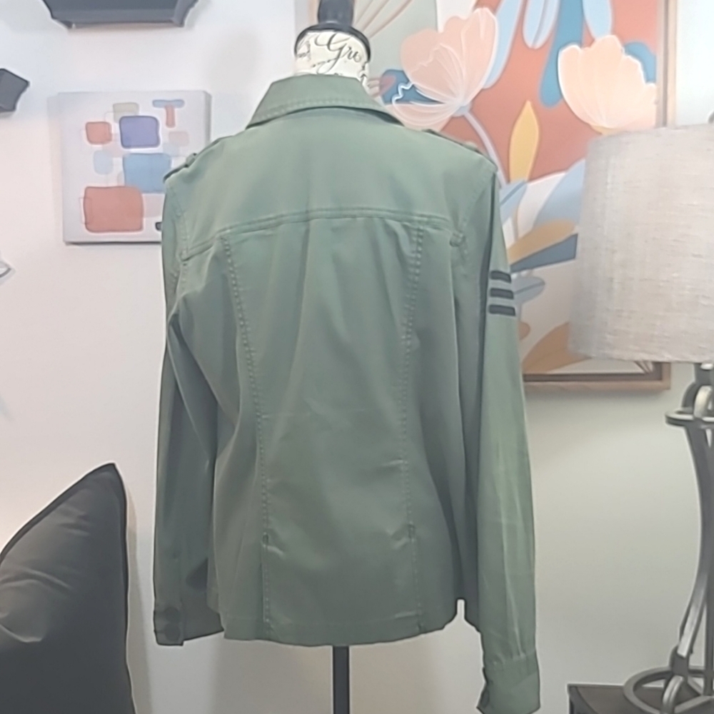 Cabi army inspired button front jacket - image 5